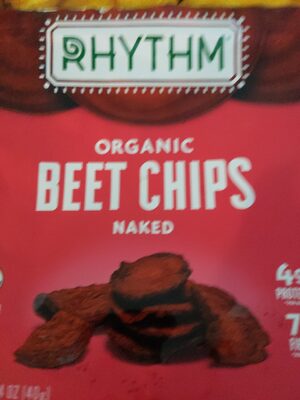 NAKED ORGANIC BEET CHIPS, NAKED