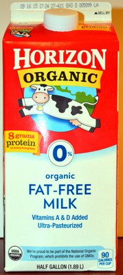 ORGANIC PASTURE-RAISED FAT-FREE MILK