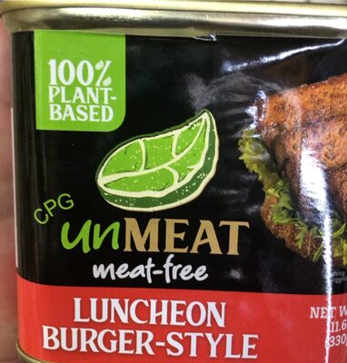 BURGER-STYLE MEAT-FREE LUNCHEON, BURGER-STYLE