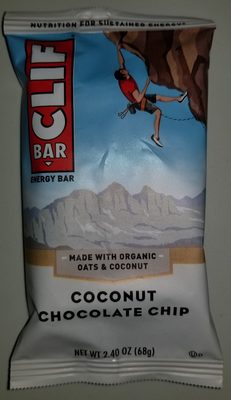 CLIF BAR, ENERGY BAR, COCONUT CHOCOLATE CHIP