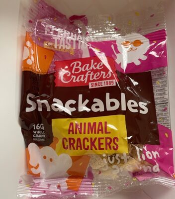 526: Snackables, Animal Crackers, Whole Grain, Packs. USDA Smart Snack Approved. Kosher OU-D