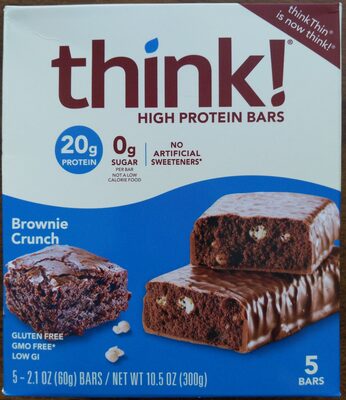 BROWNIE CRUNCH HIGH PROTEIN BARS, BROWNIE CRUNCH