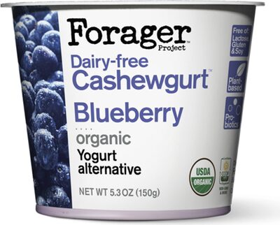 BLUEBERRY ORGANIC DAIRY-FREE CASHEWMILK YOGURT, BLUEBERRY