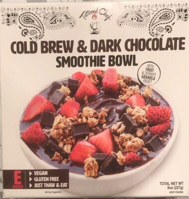 COLD BREW & DARK CHOCOLATE SMOOTHIE BOWL, COLD BREW & DARK CHOCOLATE