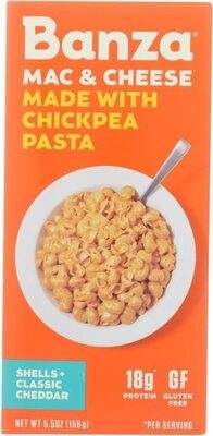 CHICKPEA PASTA MAC AND CHEESE