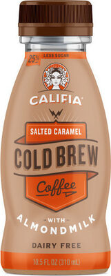 CALIFIA FARMS, COLD BREW COFFEE WITH ALMONDMILK, SALTED CARAMEL