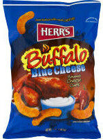 BUFFALO BLUE FLAVORED CHEESE CURLS, BUFFALO BLUE CHEESE