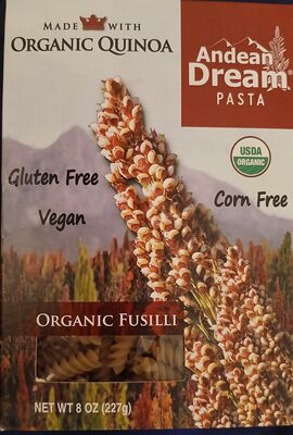 GLUTEN FREE PASTA, ORGANIC FUSILLI