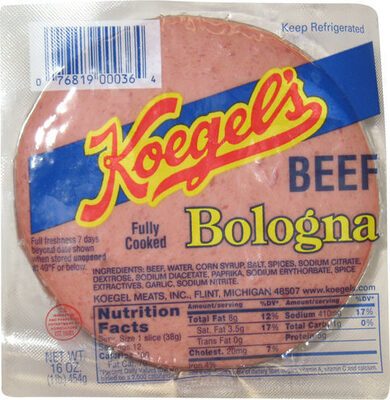 BEEF BOLOGNA