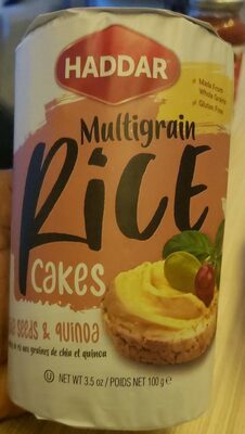 CHIA SEEDS & QUINOA MULTIGRAIN RICE CAKES, CHIA SEEDS & QUINOA