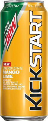 ENERGIZING MANGO LIME JUICE FLAVORED SPARKLING JUICE BEVERAGE BLEND FROM CONCENTRATE, MANGO LIME