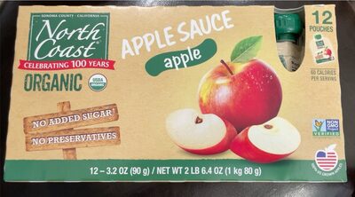Manzana Products Co Inc NO ADDED SUGAR+ APPLE SAUCE, APPLE