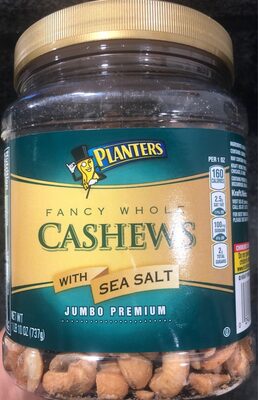 DELUXE SALTED WHOLE CASHEWS