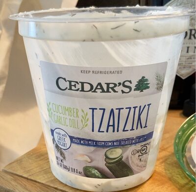 CUCUMBER GARLIC DILL TZATZIKI, CUCUMBER