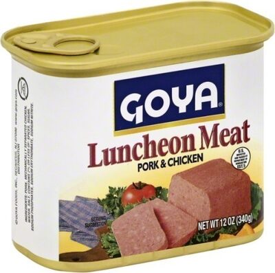 GOYA, PORK & CHICKEN LUNCHEON MEAT