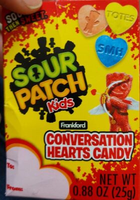 Sour Patch Kids Conversation Hearts