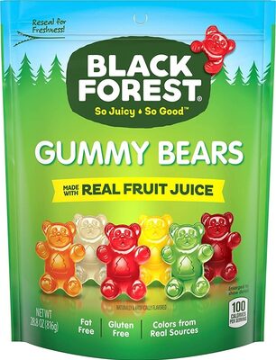 BLACK FOREST, GUMMY BEARS CANDY, FRUIT