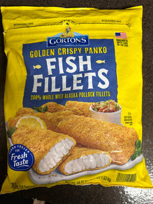 GOLDEN CRISPY PANKO FISH FILLETS, GOLDEN CRISPY PANKO