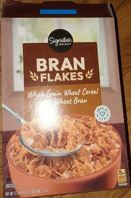 BRAN FLAKES WHOLE GRAIN WHEAT CEREAL WITH WHEAT BRAN, BRAN FLAKES