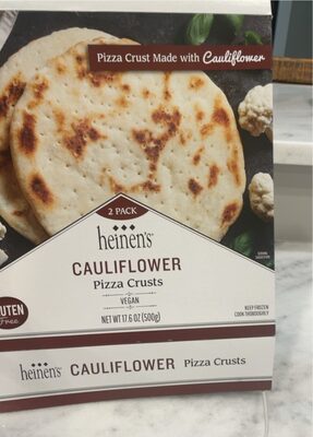 CAULIFLOWER PIZZA CRUSTS, CAULIFLOWER