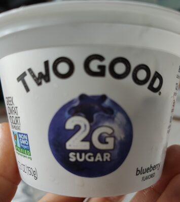 BLUEBERRY FLAVORED GREEK LOWFAT YOGURT, BLUEBERRY