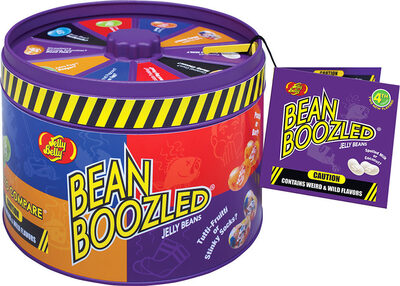 JELLY BEANS, STINK BUG, TOASTED MARSHMALLOW, DIRTY DISHWATER, BIRTHDAY CAKE, ROTTEN EGG, BUTTERED POPCORN, TOOTHPASTE, BERRY BLUE, BARF, PEACH, CANNED DOG FOOD, CHOCOLATE PUDDING, BOOGER, JUICY PEAR, SPOILED MILK, COCONUT, STINKY SOCKS, TUTTI-FRUITTI, DEAD FISH, STRAWBERRY BANANA SMOOTHIE