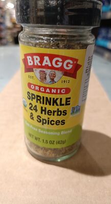 24 HERBS & SPICES ORGANIC SPRINKLE, 24 HERBS & SPICES