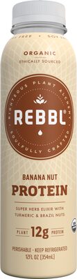 BANANA NUT ORGANIC PROTEIN SUPER HERB ELIXIR WITH TURMERIC & BRAZIL NUTS, BANANA NUT