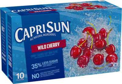 CAPRI SUN READY TO DRINK SOFT DRINK WILD CHERRY
