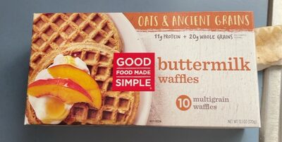 BUTTERMILK MULTIGRAIN WAFFLES, BUTTERMILK