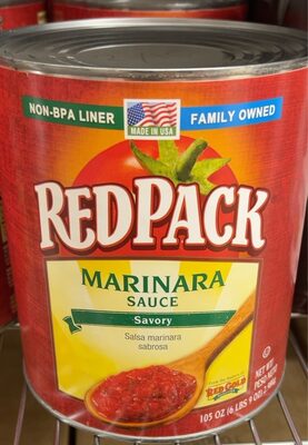 Redpack Marinara Sauce, 105oz Can
