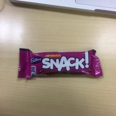CADBURY SNACK CHOCOLATE BAR SANDWICH