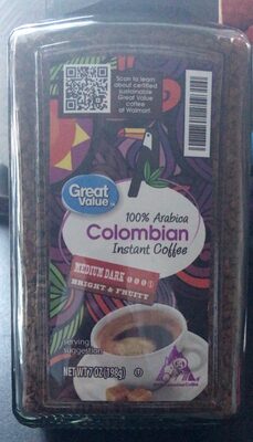 Great Value Colombian Instant coffee