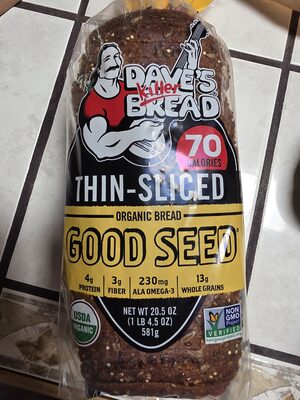 DAVE'S KILLER BREAD, THIN-SLICED BREAD, GOOD SEED, GOOD SEED