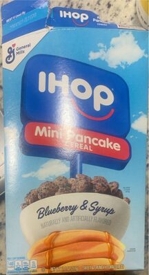 BLUEBERRY & SYRUP MINI PANCAKE SWEET & CRUNCHY CORN CEREAL, BLUEBERRY & SYRUP