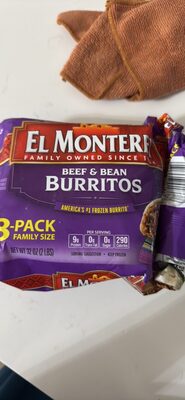 BEEF & BEAN BURRITOS, BEEF & BEAN