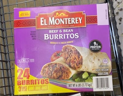 BEEF & BEAN BURRITOS, BEEF & BEAN
