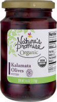 GIANT, NATURE'S PROMISE, ORGANIC PITTED KALAMATA OLIVES