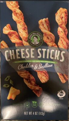CHEDDAR & SCALLION CHEESESTICKS, CHEDDAR & SCALLION