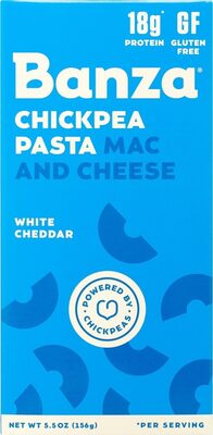 ELBOWS WITH WHITE CHEDDAR, CHICKPEA PASTA MAC AND CHEESE