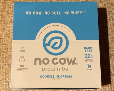 COOKIES 'N CREAM FLAVORED PROTEIN BARS, COOKIES 'N CREAM