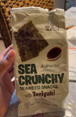 AUTHENTIC WITH TERIYAKI FLAVOR SEAWEED SNACKS, TERIYAKI