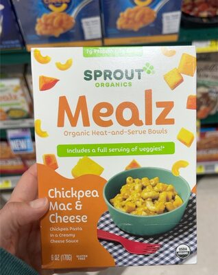 CHICKPEA MAC & CHEESE CHICKPEA PASTA IN A CREAMY CHEESE SAUCE MEALZ, CHICKPEA MAC & CHEESE