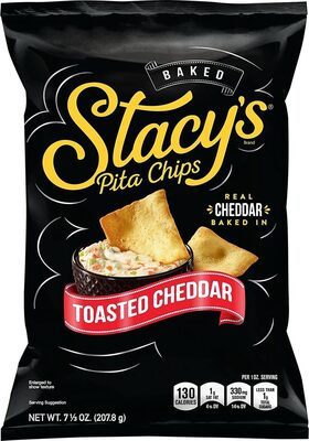 BAKED PITA CHIPS, TOASTED CHEDDAR