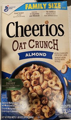Cheerios Almond Oat Crunch Cereal