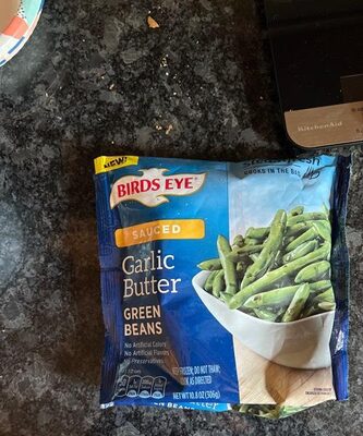Birds Eye Steamfresh Garlic Butter Green Beans, Frozen Vegetables, 10.8 oz.