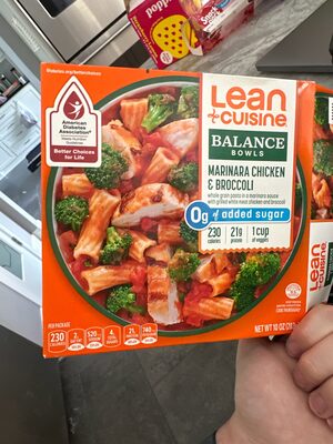 Life Cuisine Marinara Chicken and Broccoli Bowl Frozen Entre 10oz Box