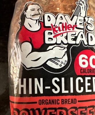 DAVE'S KILLER BREAD, THIN-SLICED POWERSEED ORGANIC BREAD