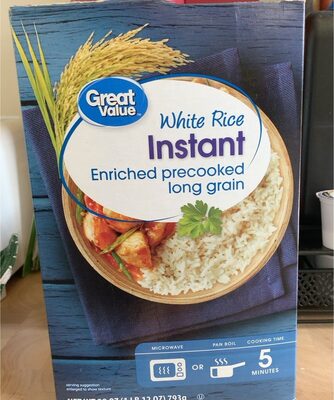 Great Value Instand White Rice