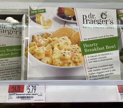 CAGE-FREE SCRAMBLED EGGS, POTATOES, AND CHEDDAR CHEESE NOW COME WITH A SIDE OF OUR DELICIOUS OATIES OATMEAL DIPPIN' STICKS HEARTY BREAKFAST BOWL, HEARTY